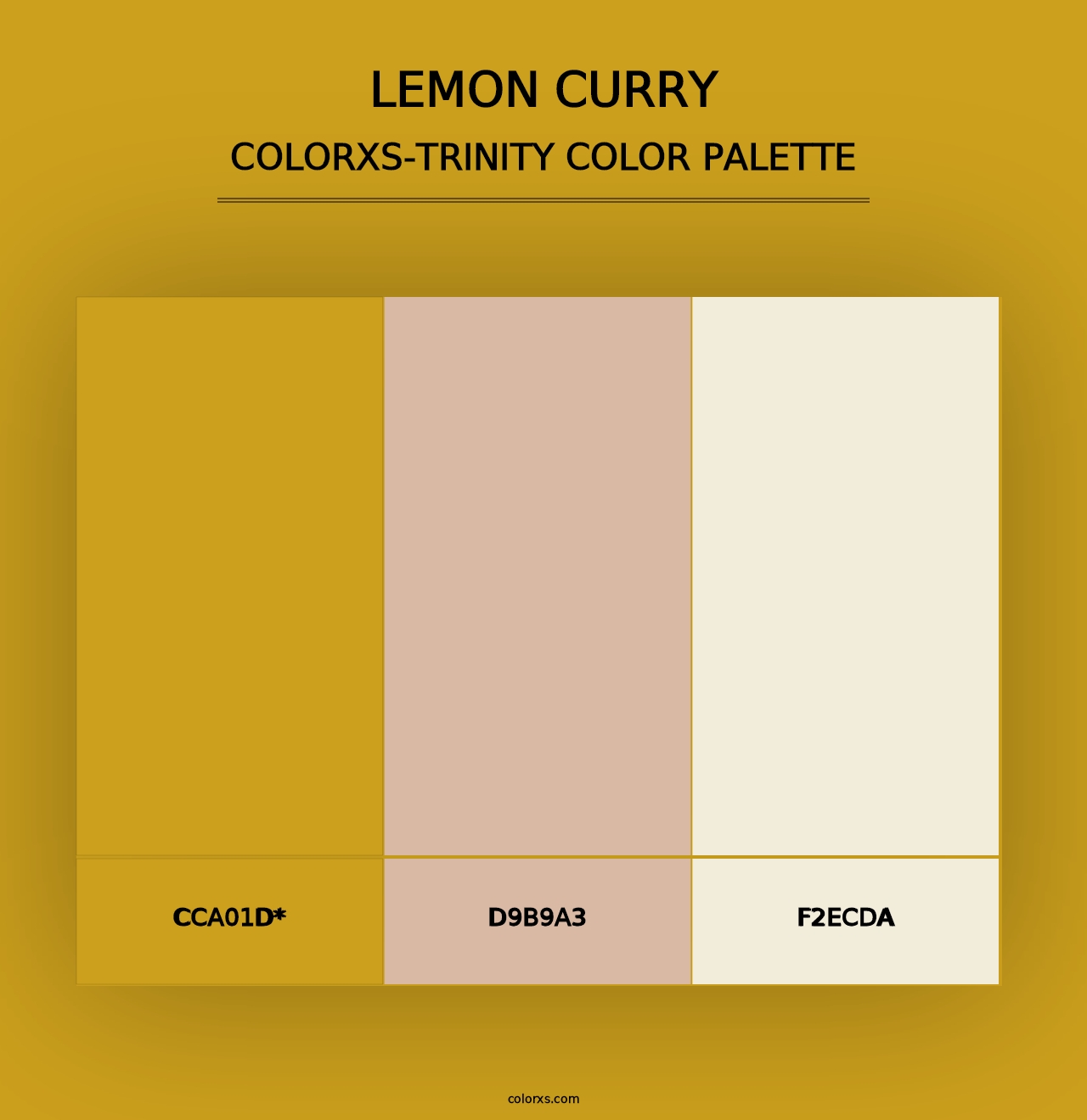 Lemon Curry - Colorxs Trinity Palette