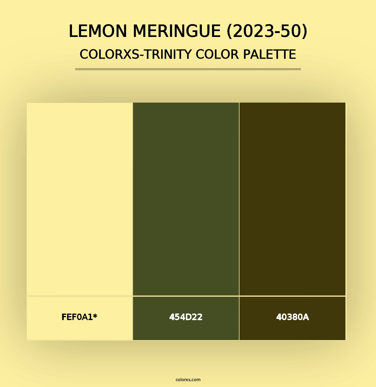 Lemon Meringue (2023-50) - Colorxs Trinity Palette