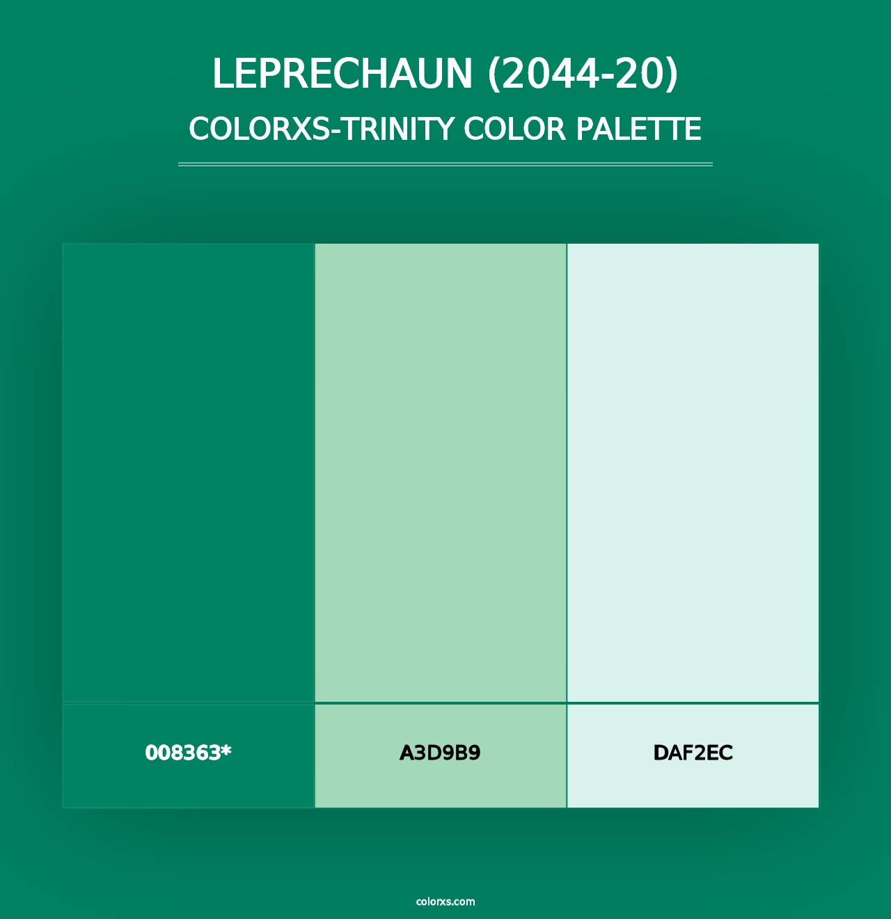 Leprechaun (2044-20) - Colorxs Trinity Palette