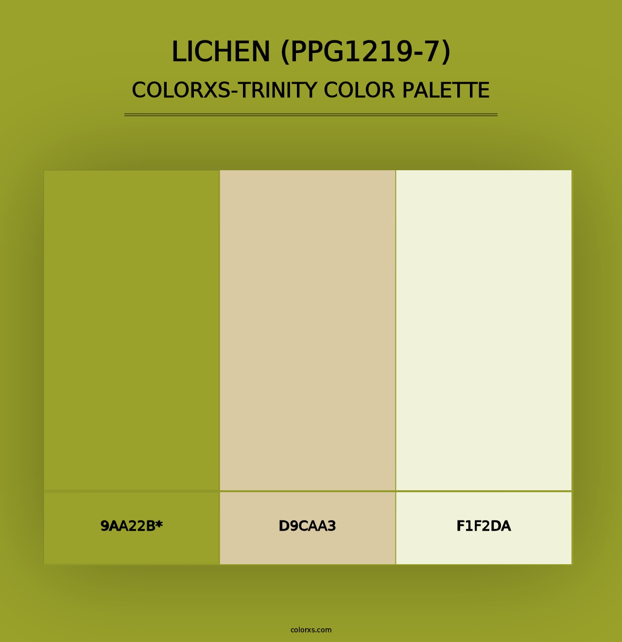 Lichen (PPG1219-7) - Colorxs Trinity Palette