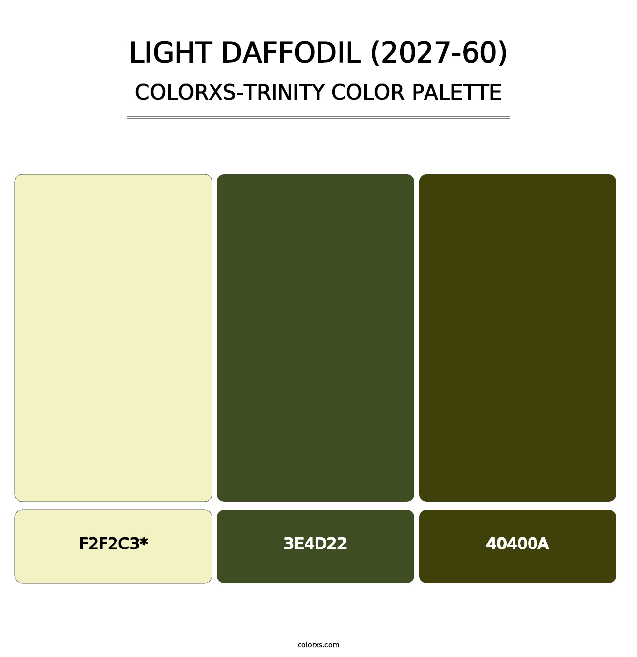 Light Daffodil (2027-60) - Colorxs Trinity Palette