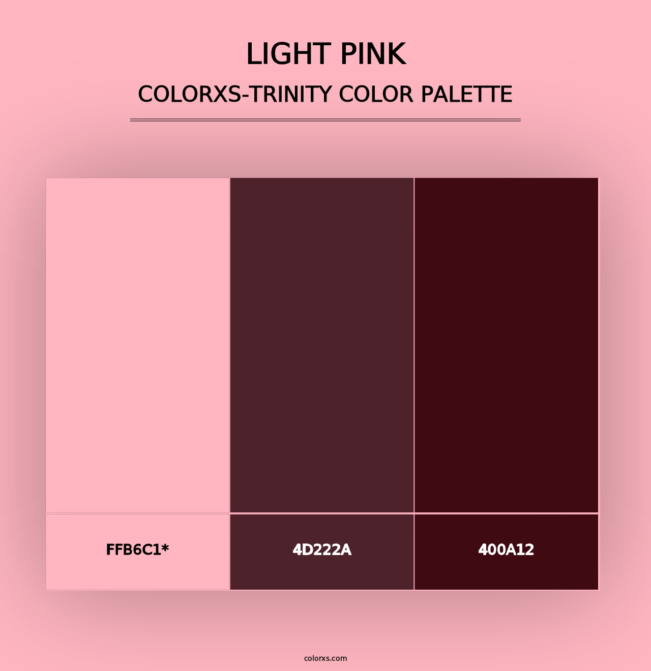 Light Pink - Colorxs Trinity Palette