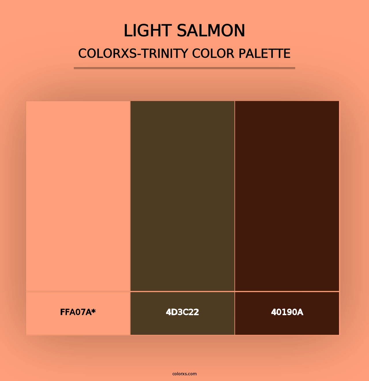 Light Salmon - Colorxs Trinity Palette