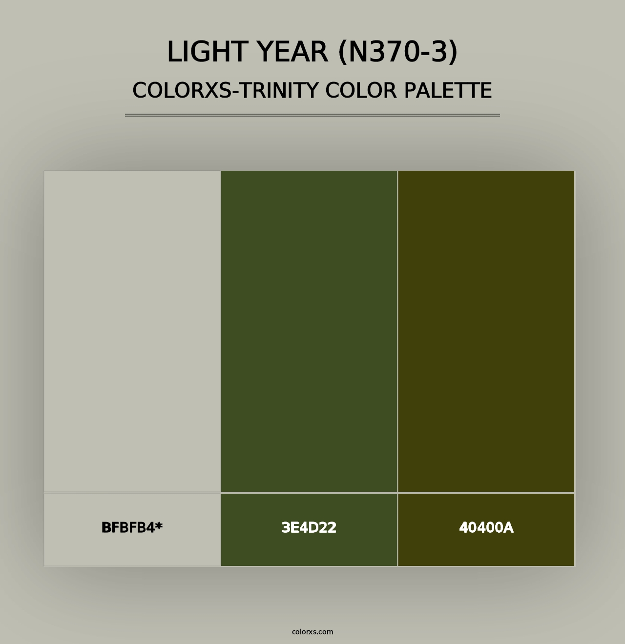 Light Year (N370-3) - Colorxs Trinity Palette