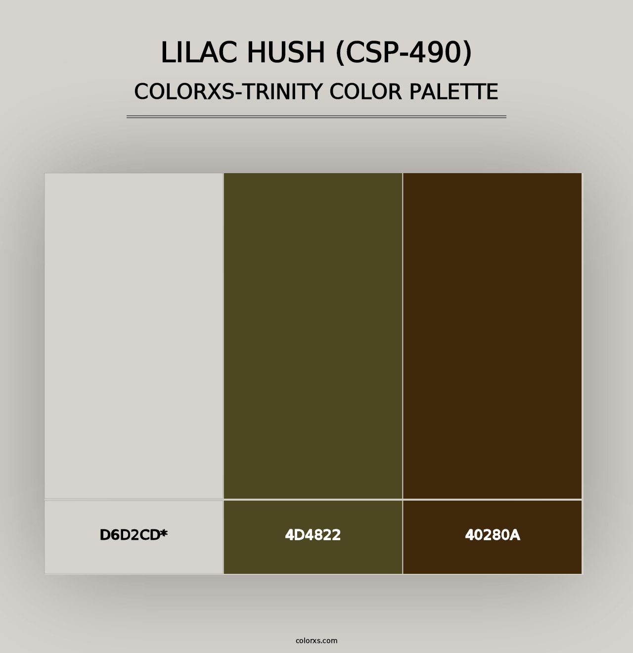 Lilac Hush (CSP-490) - Colorxs Trinity Palette