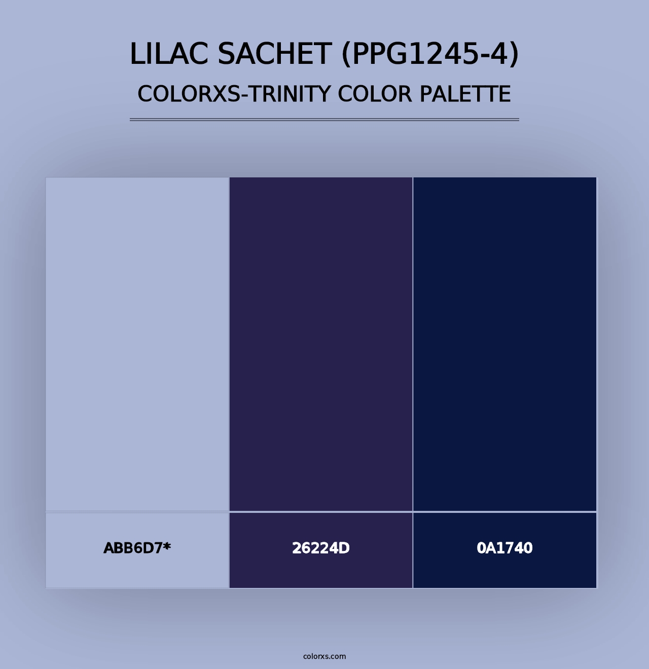 Lilac Sachet (PPG1245-4) - Colorxs Trinity Palette