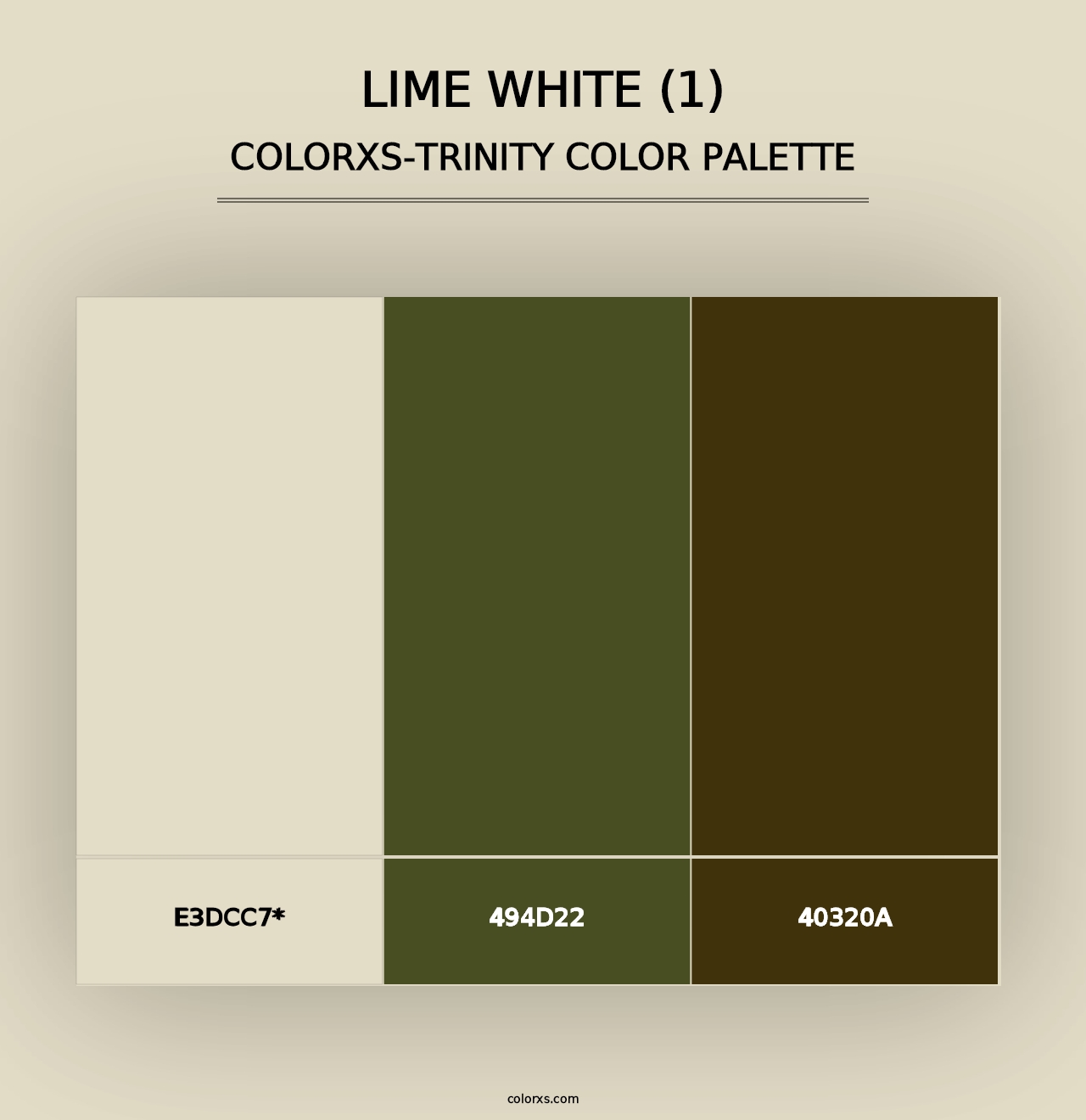 Lime White (1) - Colorxs Trinity Palette