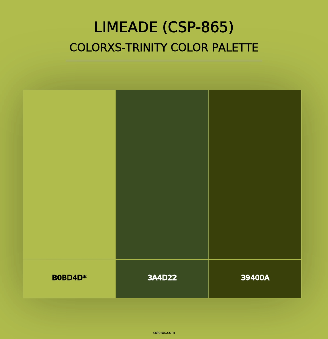 Limeade (CSP-865) - Colorxs Trinity Palette