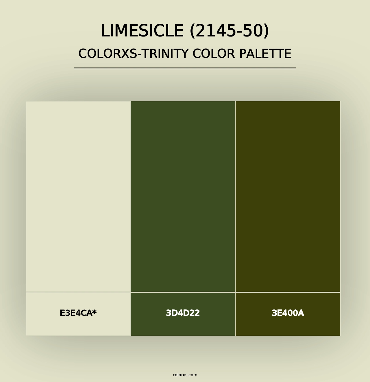 Limesicle (2145-50) - Colorxs Trinity Palette