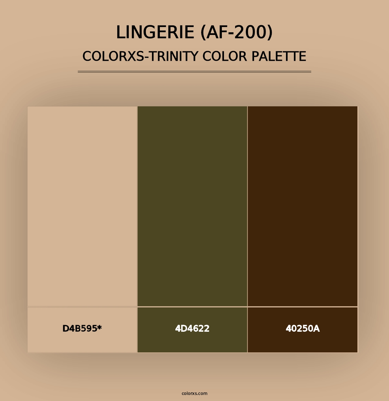 Lingerie (AF-200) - Colorxs Trinity Palette