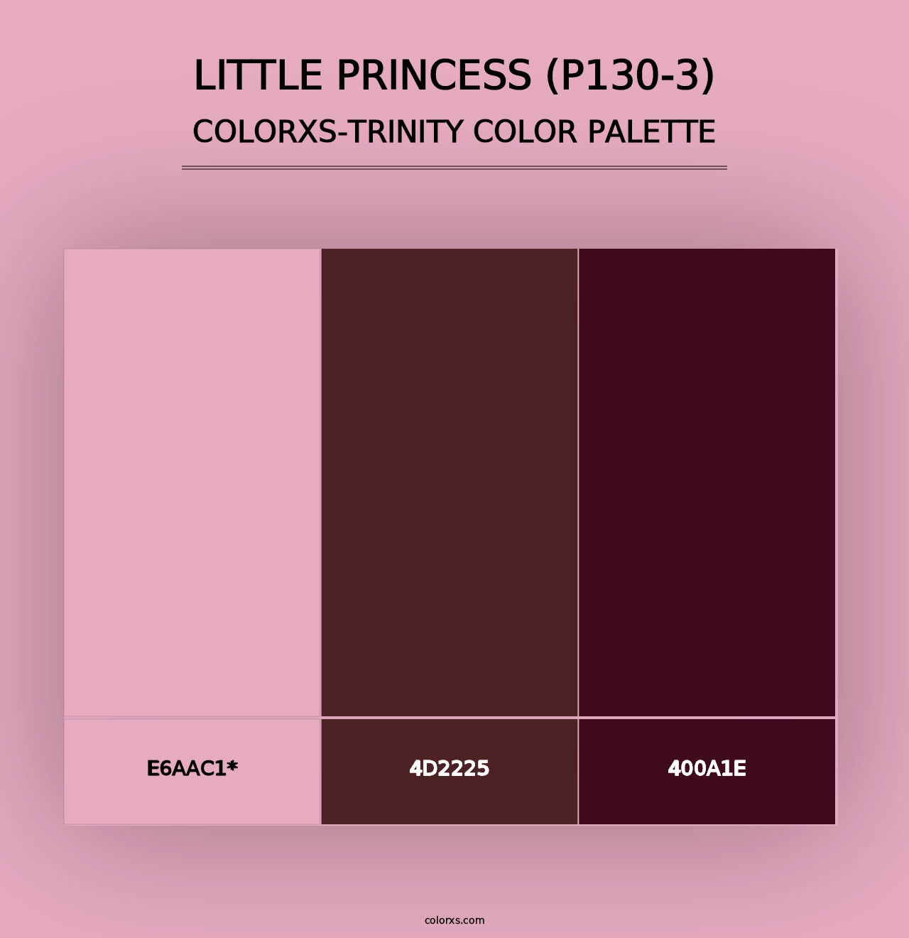 Little Princess (P130-3) - Colorxs Trinity Palette