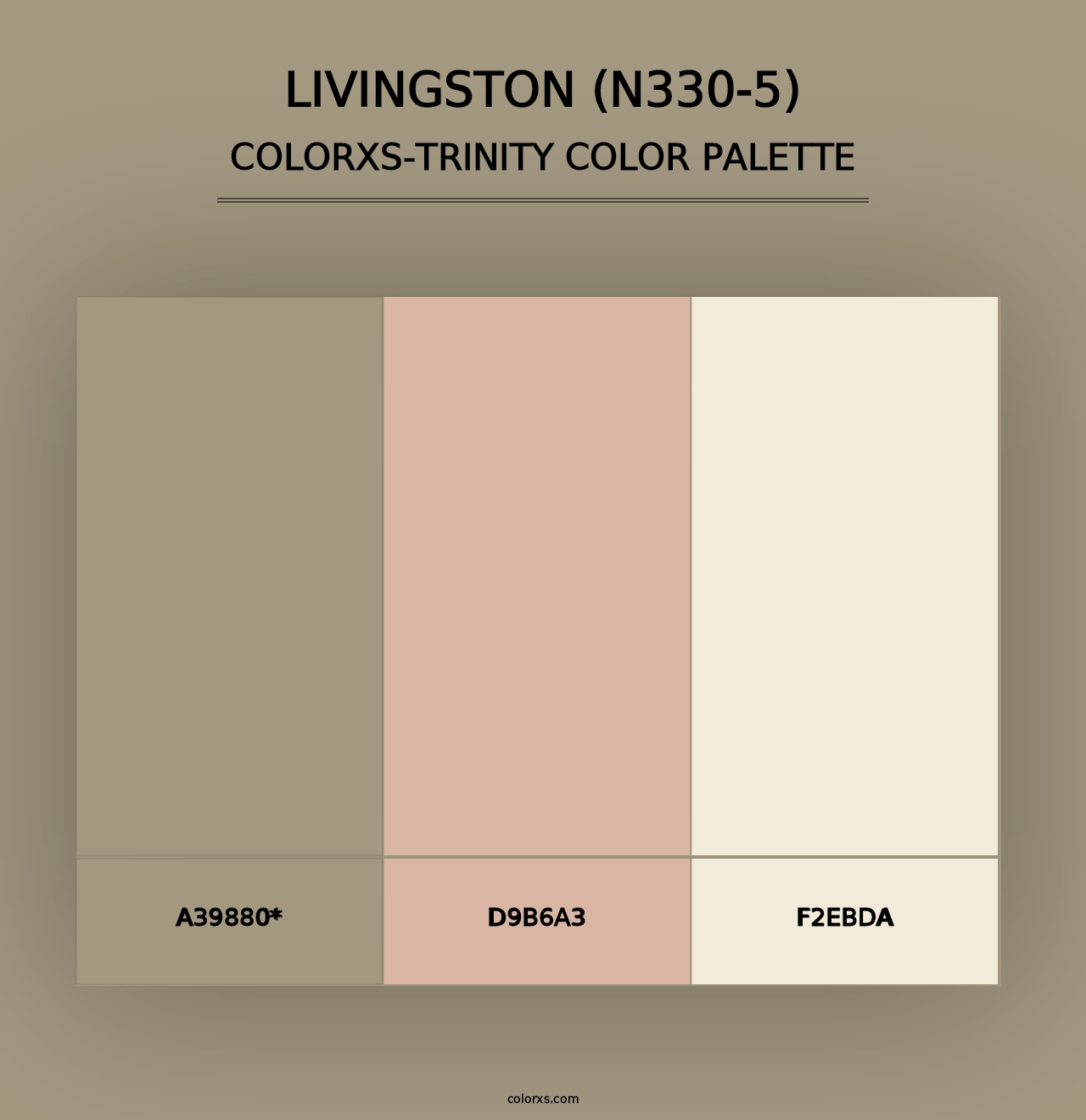 Livingston (N330-5) - Colorxs Trinity Palette