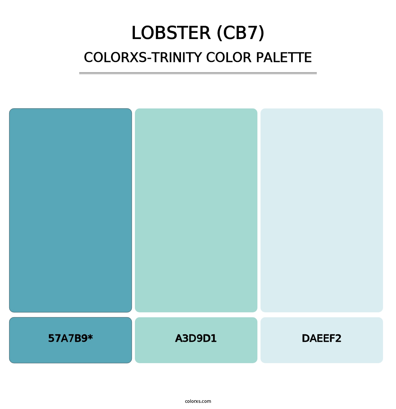 Lobster (CB7) - Colorxs Trinity Palette