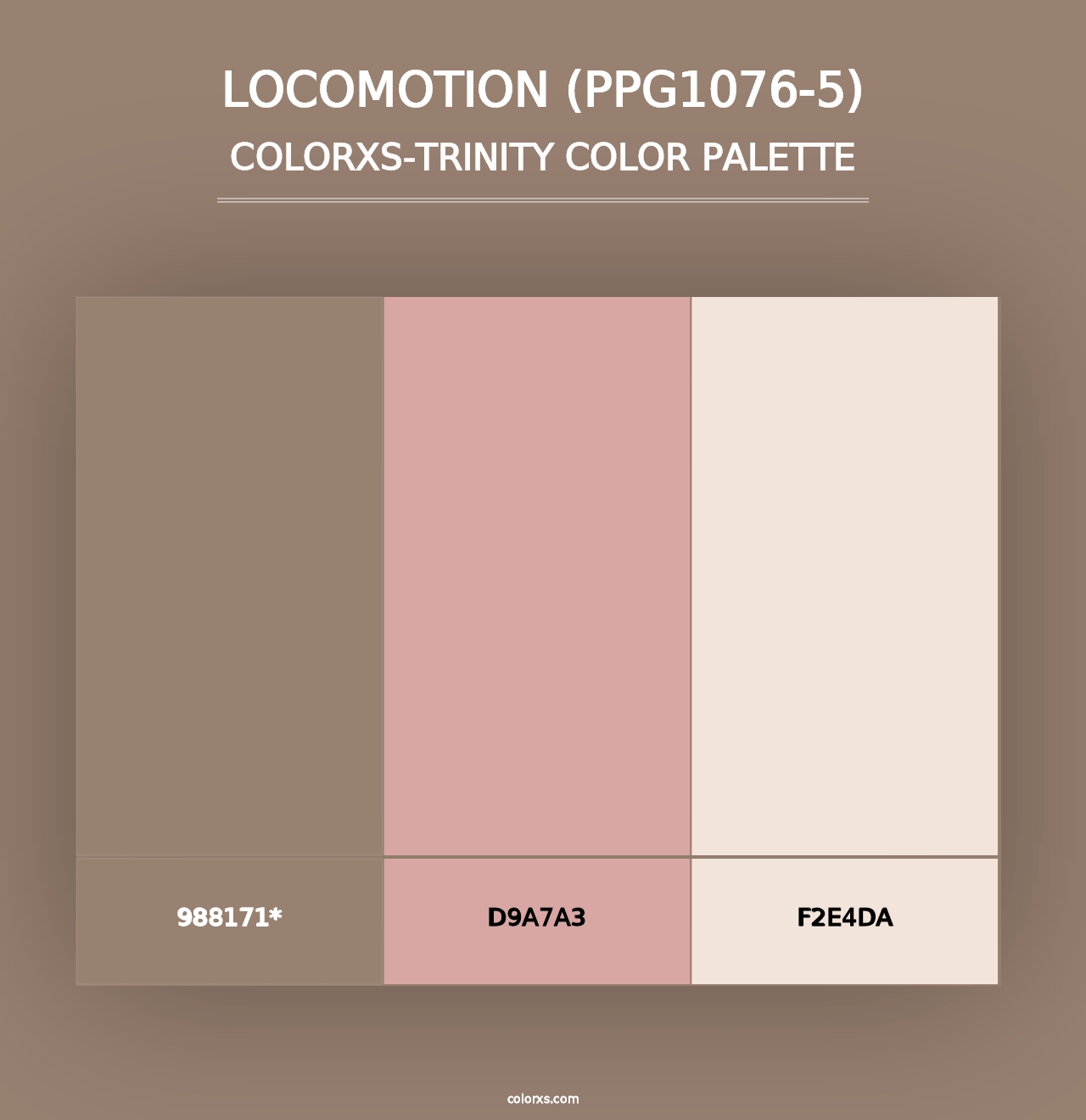 Locomotion (PPG1076-5) - Colorxs Trinity Palette