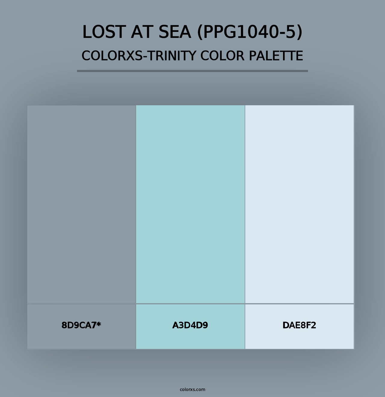 Lost At Sea (PPG1040-5) - Colorxs Trinity Palette