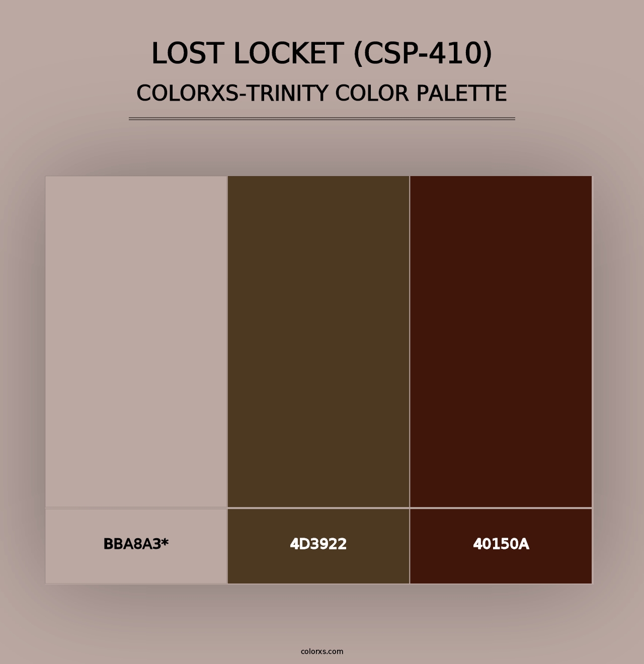 Lost Locket (CSP-410) - Colorxs Trinity Palette