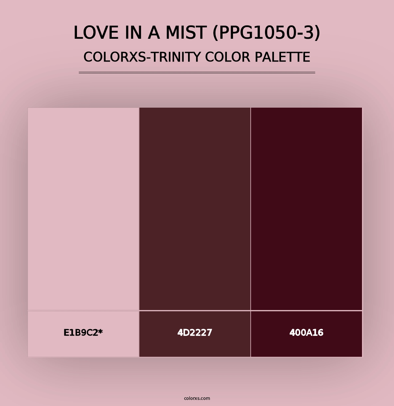 Love In A Mist (PPG1050-3) - Colorxs Trinity Palette