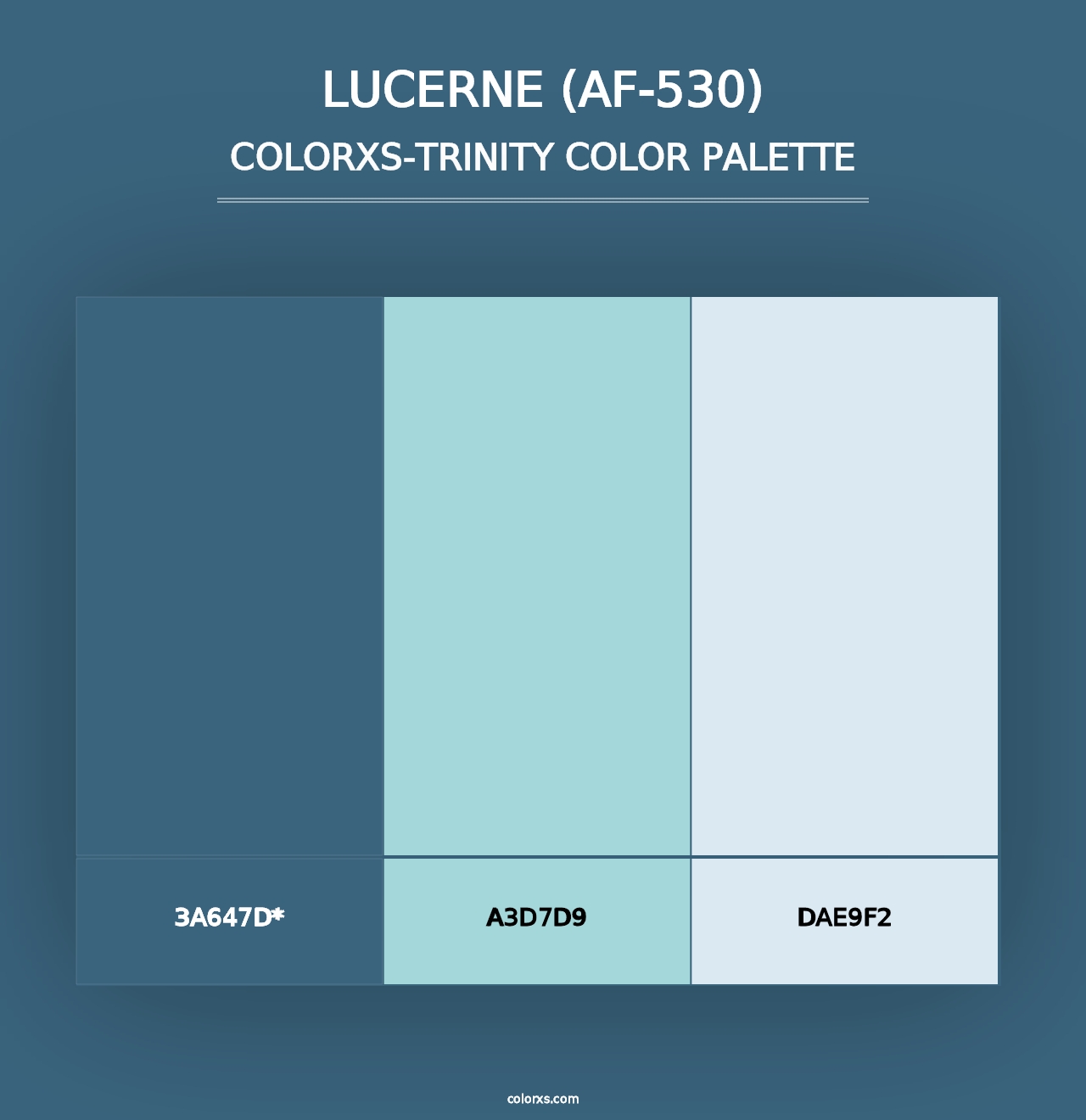 Lucerne (AF-530) - Colorxs Trinity Palette