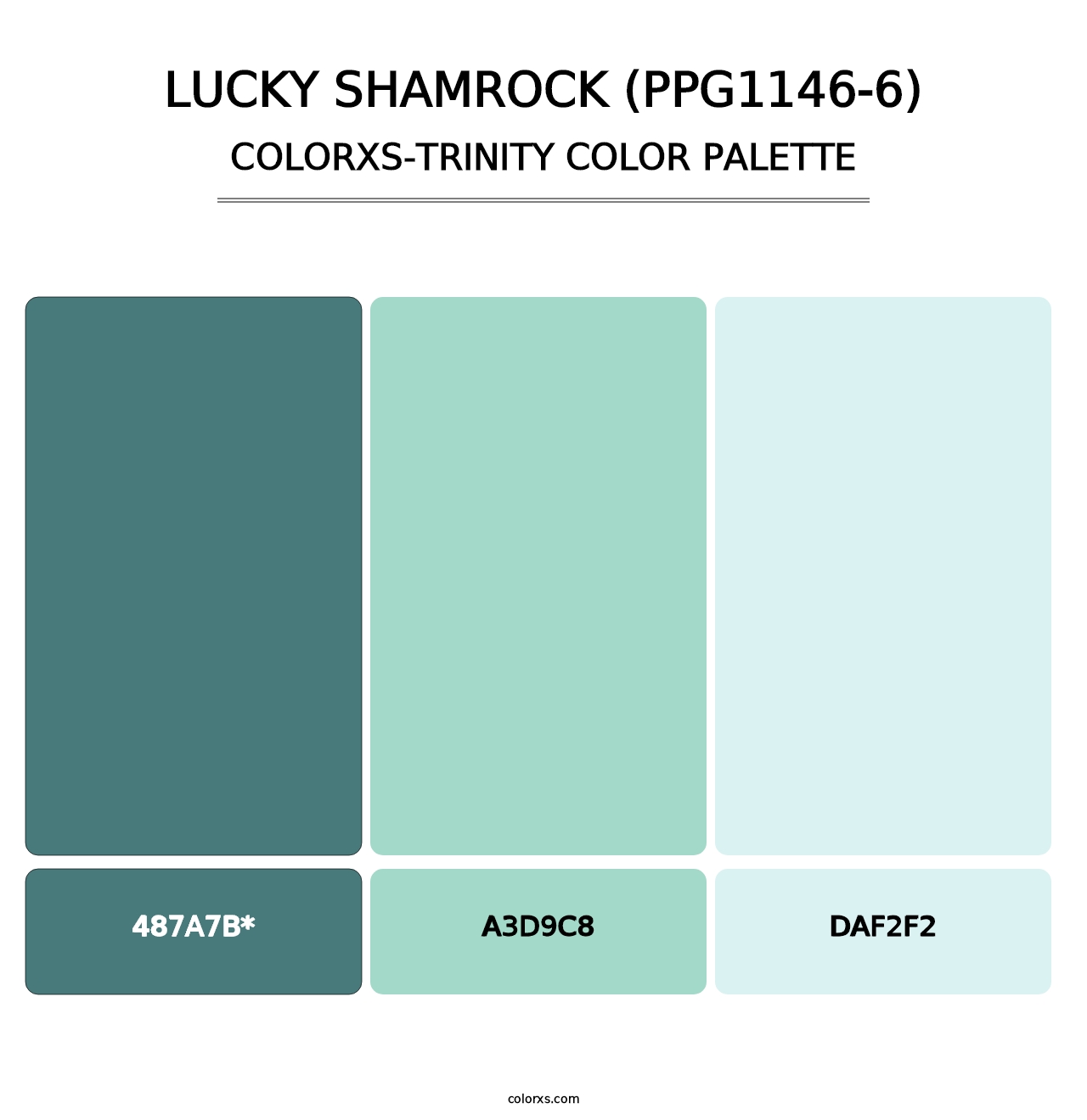 Lucky Shamrock (PPG1146-6) - Colorxs Trinity Palette