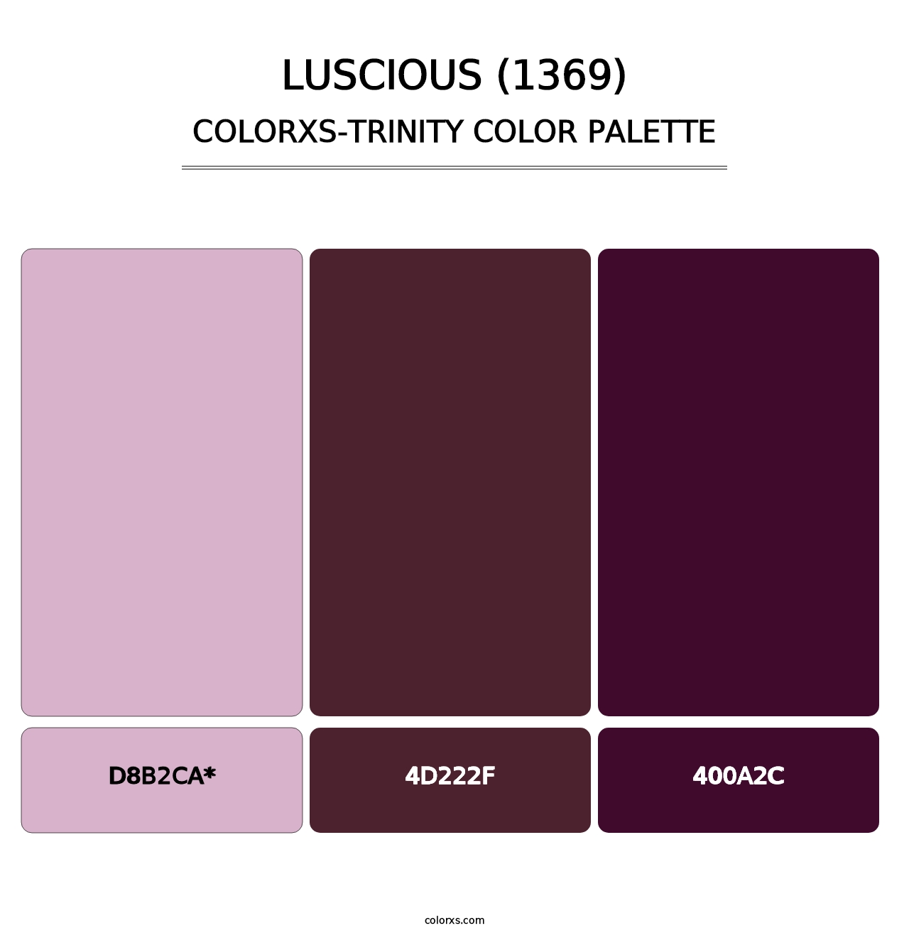 Luscious (1369) - Colorxs Trinity Palette