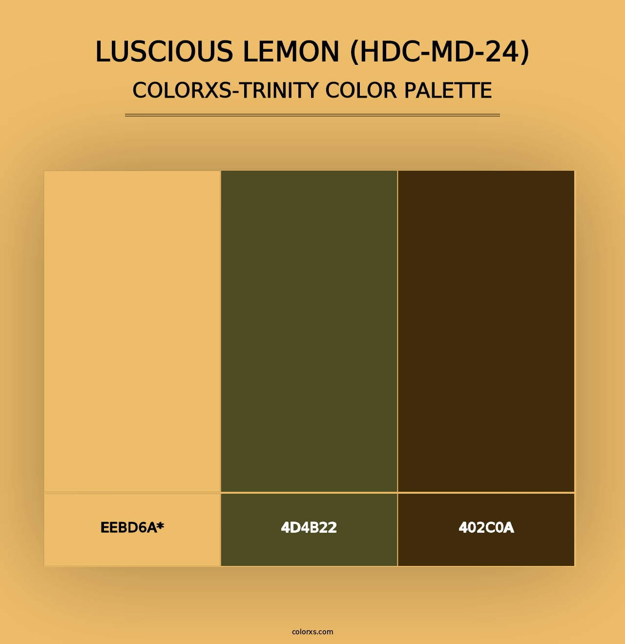 Luscious Lemon (HDC-MD-24) - Colorxs Trinity Palette