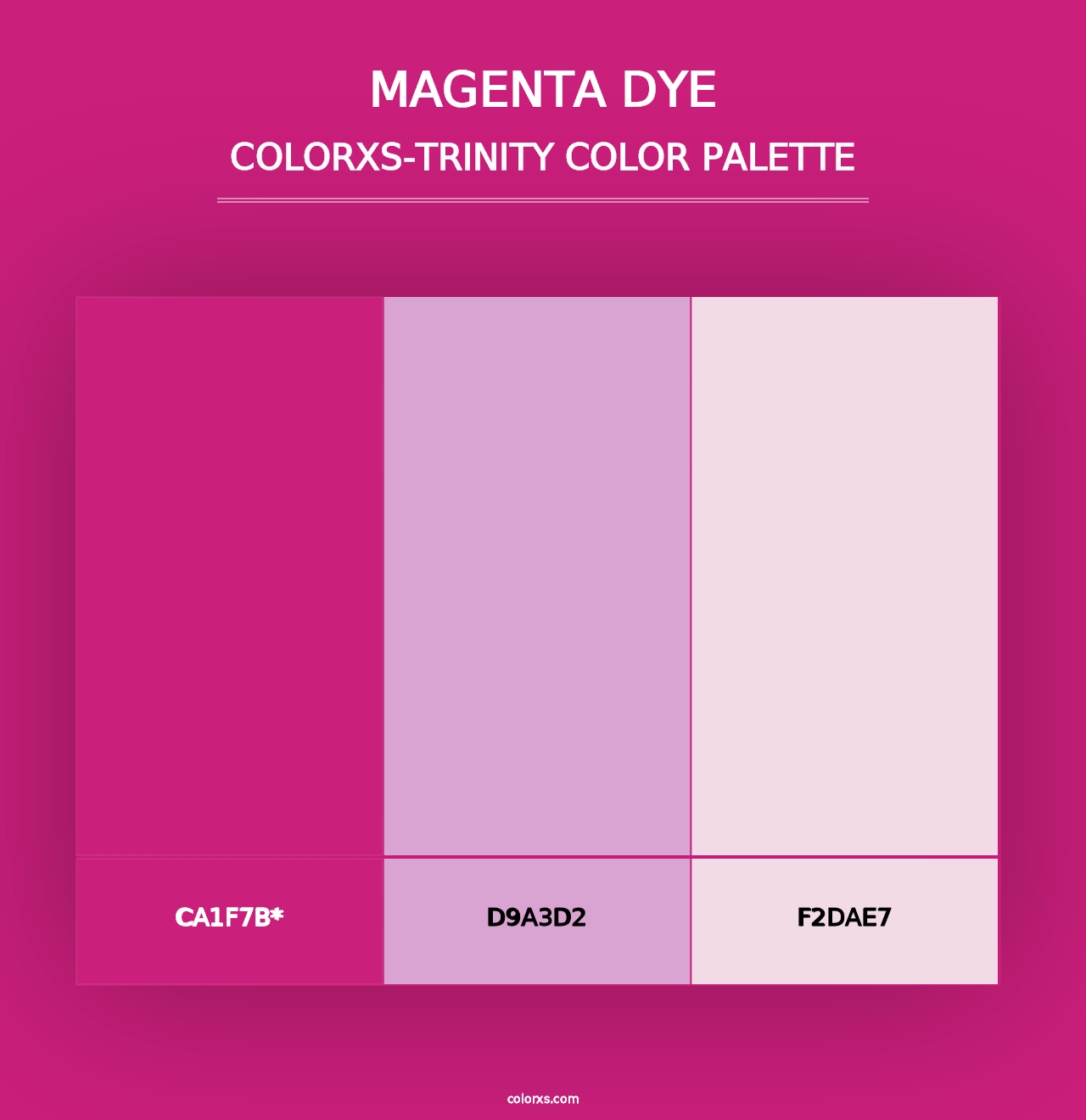 Magenta Dye - Colorxs Trinity Palette