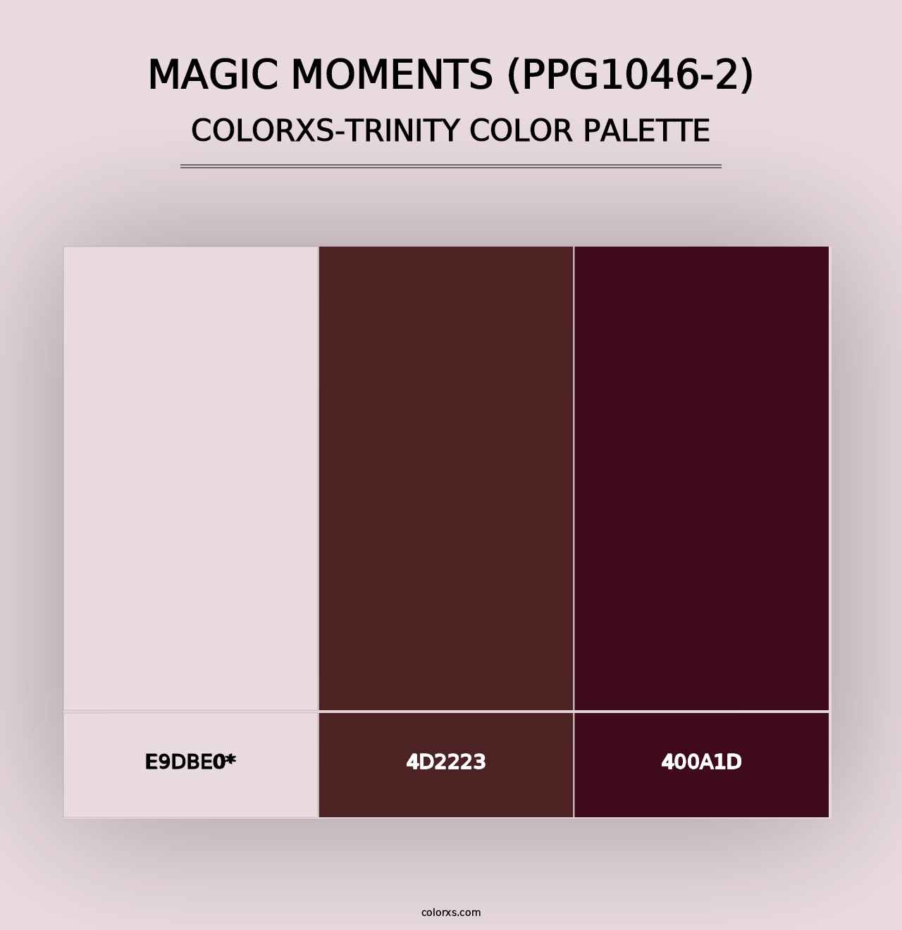 Magic Moments (PPG1046-2) - Colorxs Trinity Palette