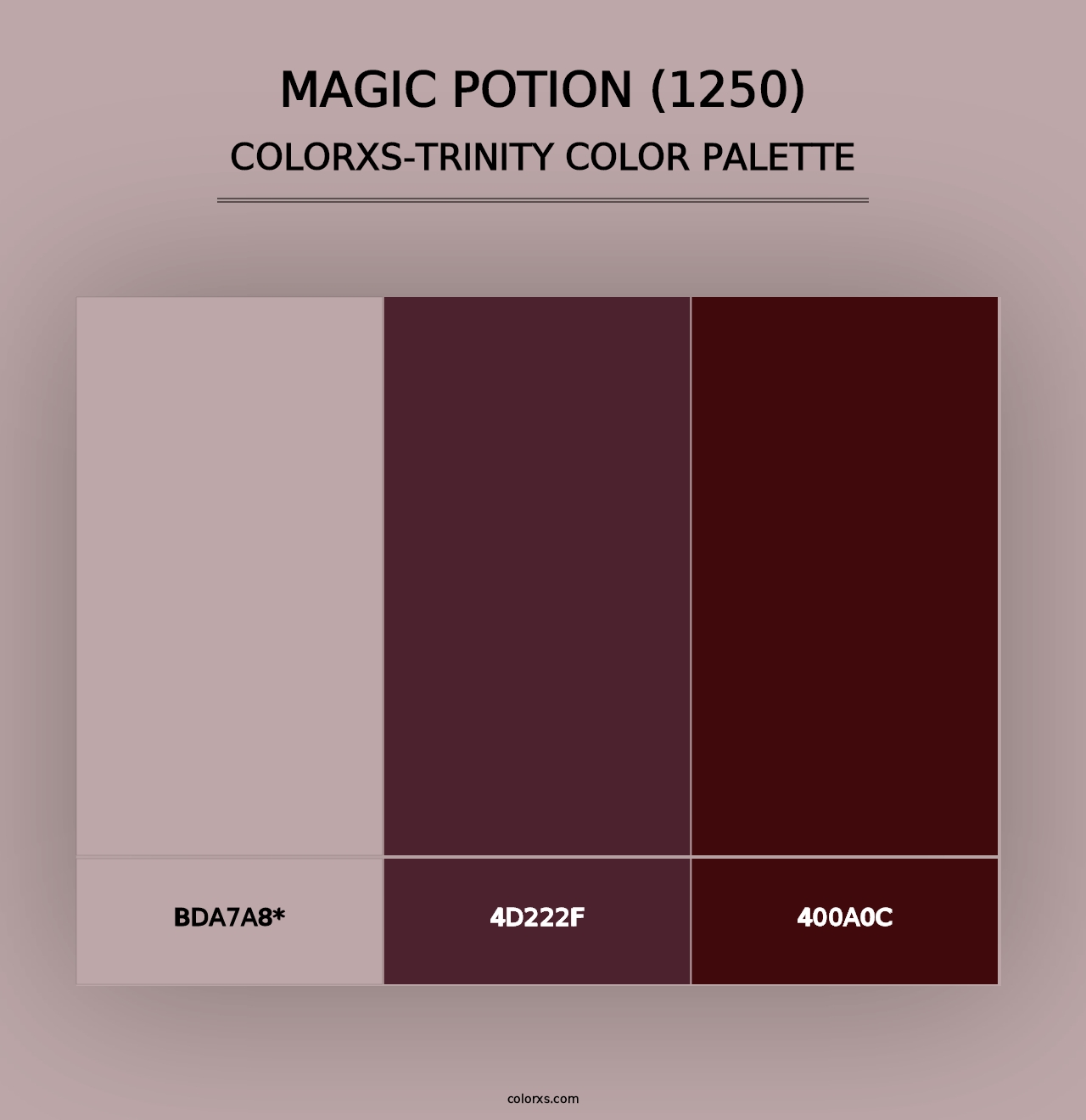 Magic Potion (1250) - Colorxs Trinity Palette