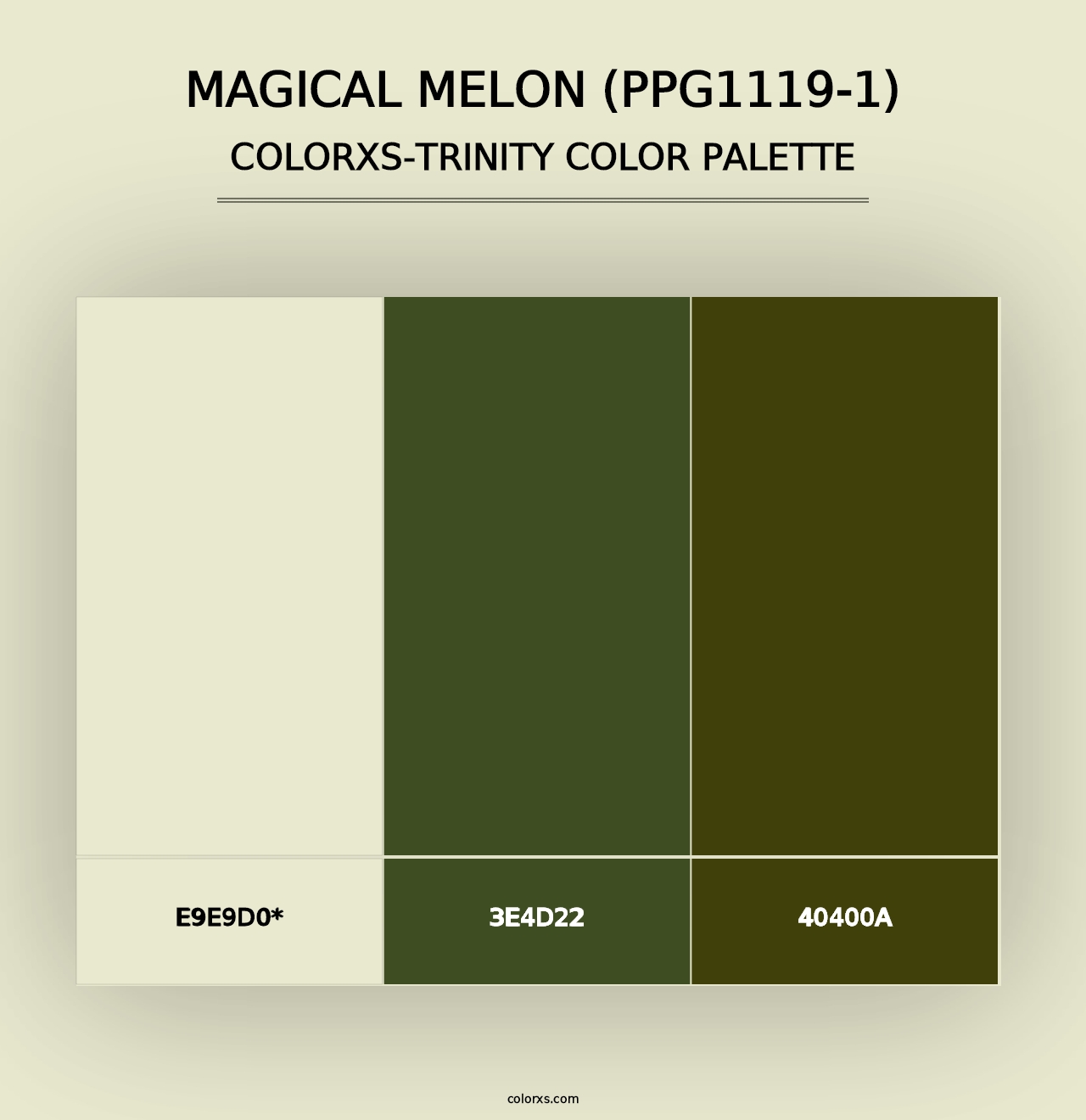 Magical Melon (PPG1119-1) - Colorxs Trinity Palette