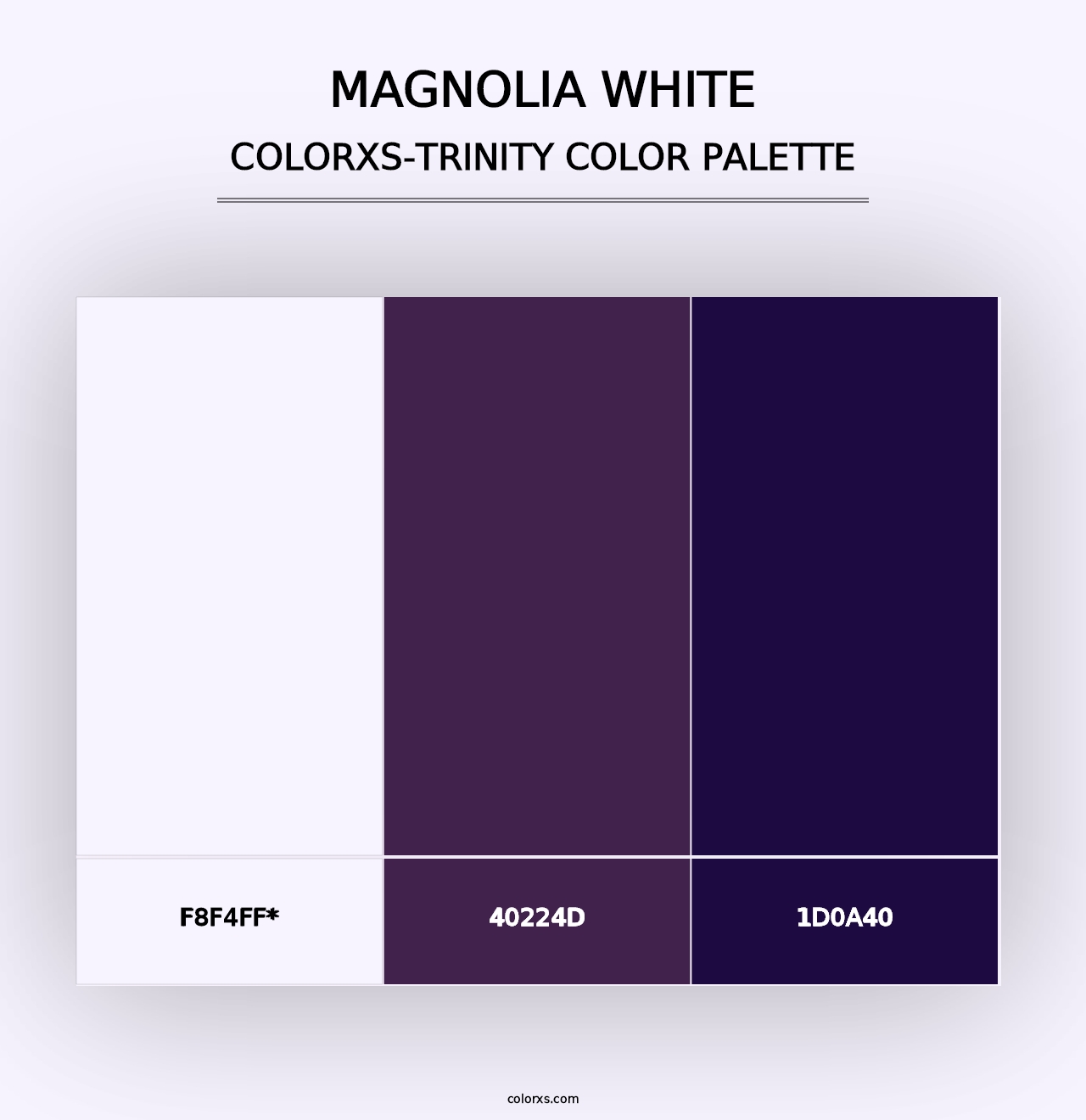 Magnolia White - Colorxs Trinity Palette