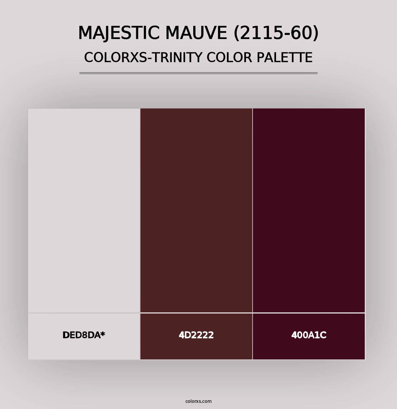 Majestic Mauve (2115-60) - Colorxs Trinity Palette