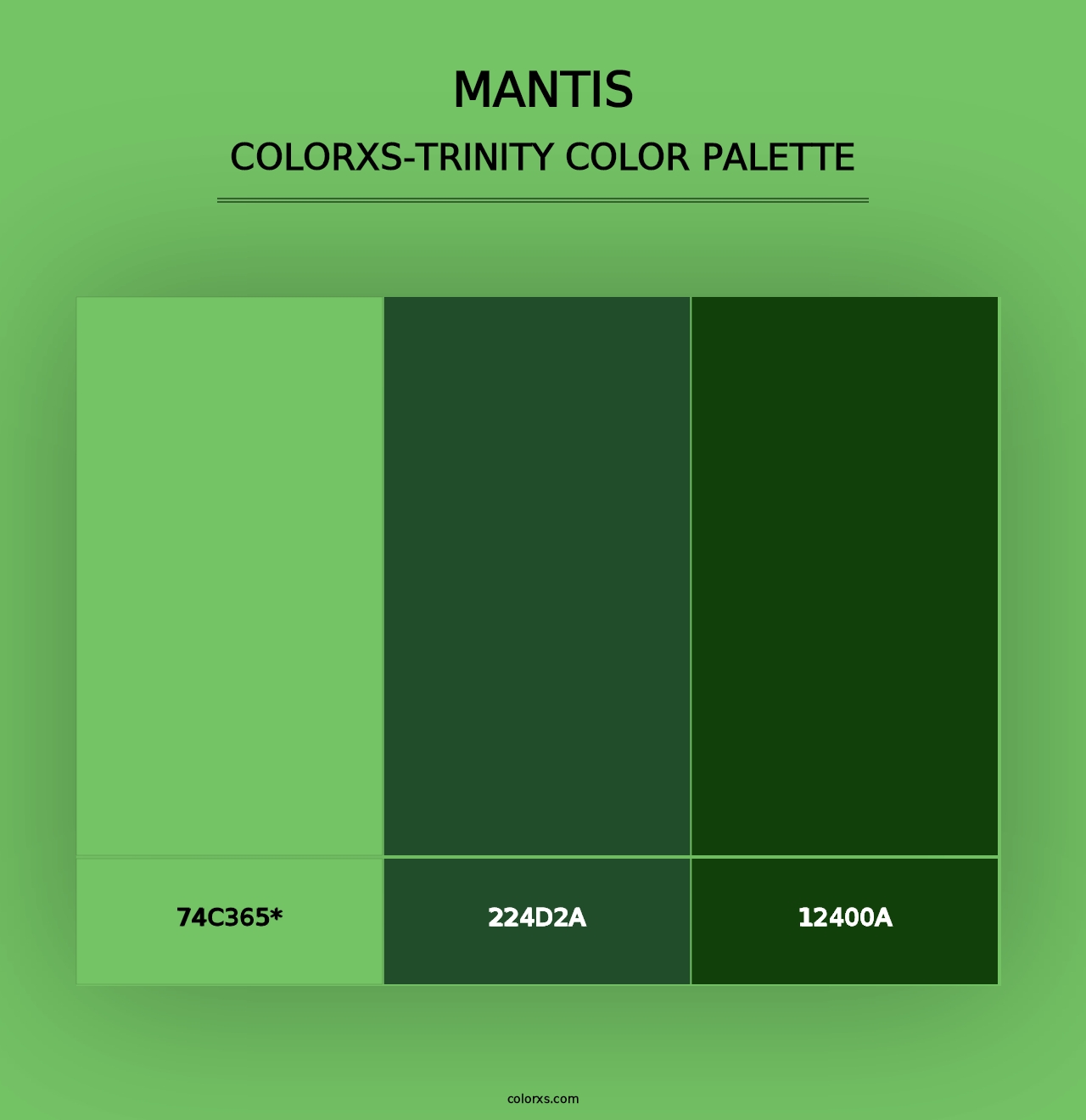 Mantis - Colorxs Trinity Palette