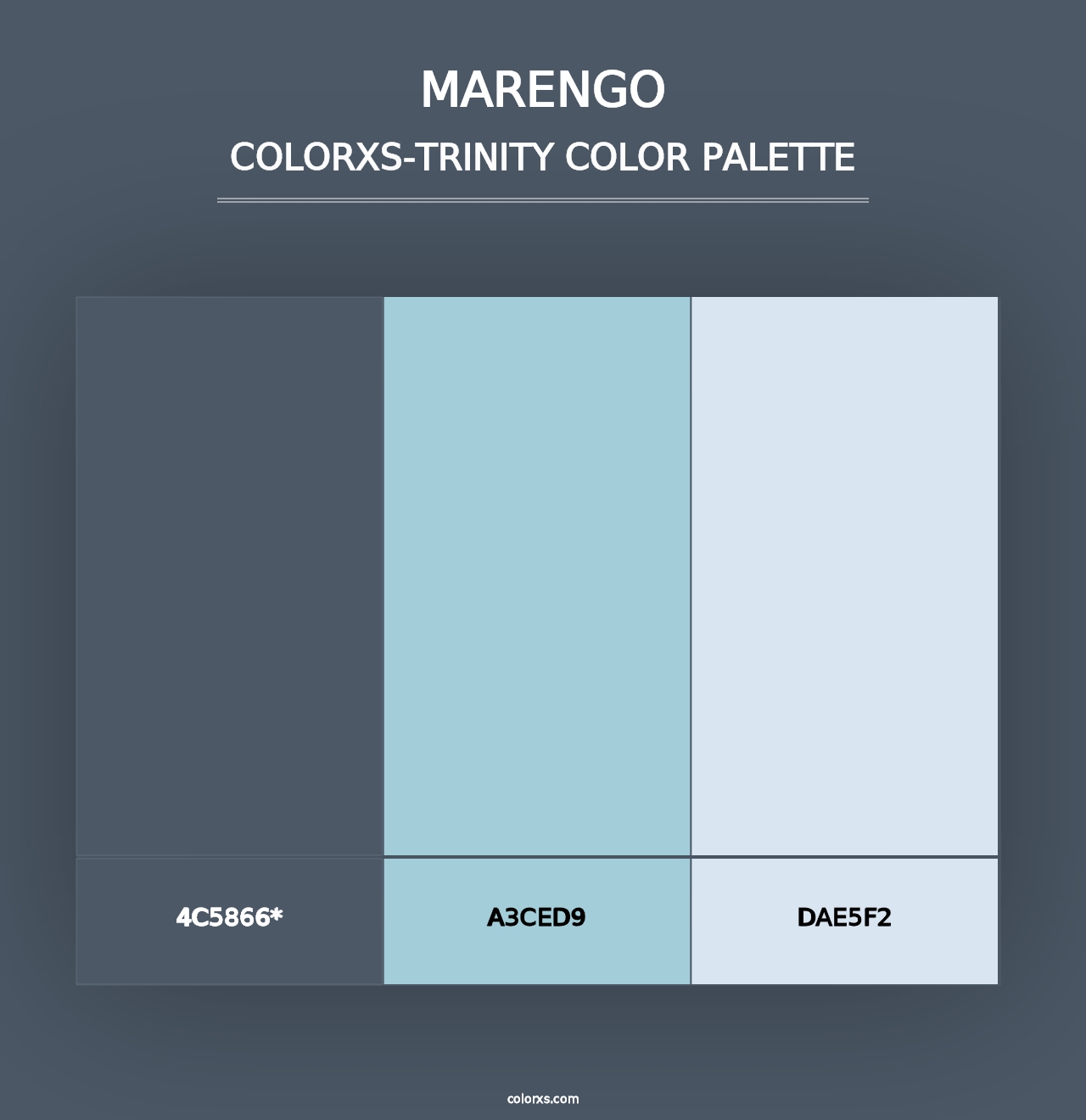 Marengo - Colorxs Trinity Palette