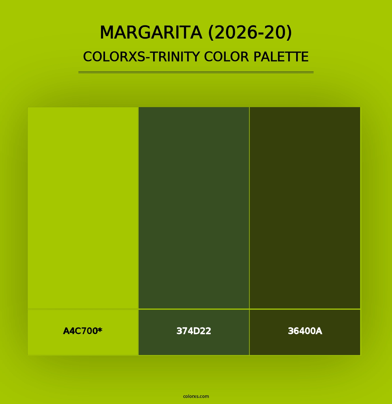 Margarita (2026-20) - Colorxs Trinity Palette