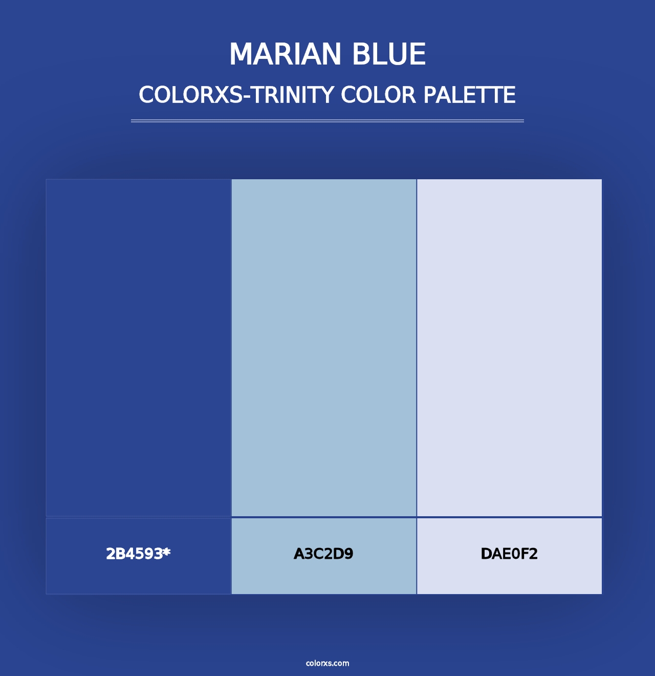 Marian Blue - Colorxs Trinity Palette