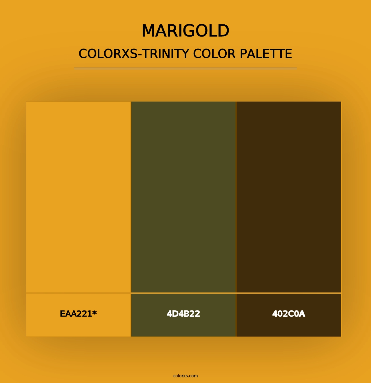 Marigold - Colorxs Trinity Palette