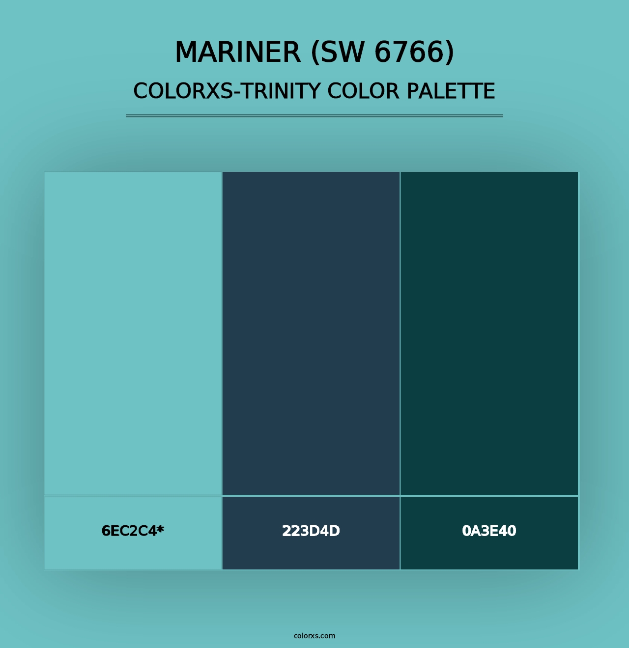 Mariner (SW 6766) - Colorxs Trinity Palette