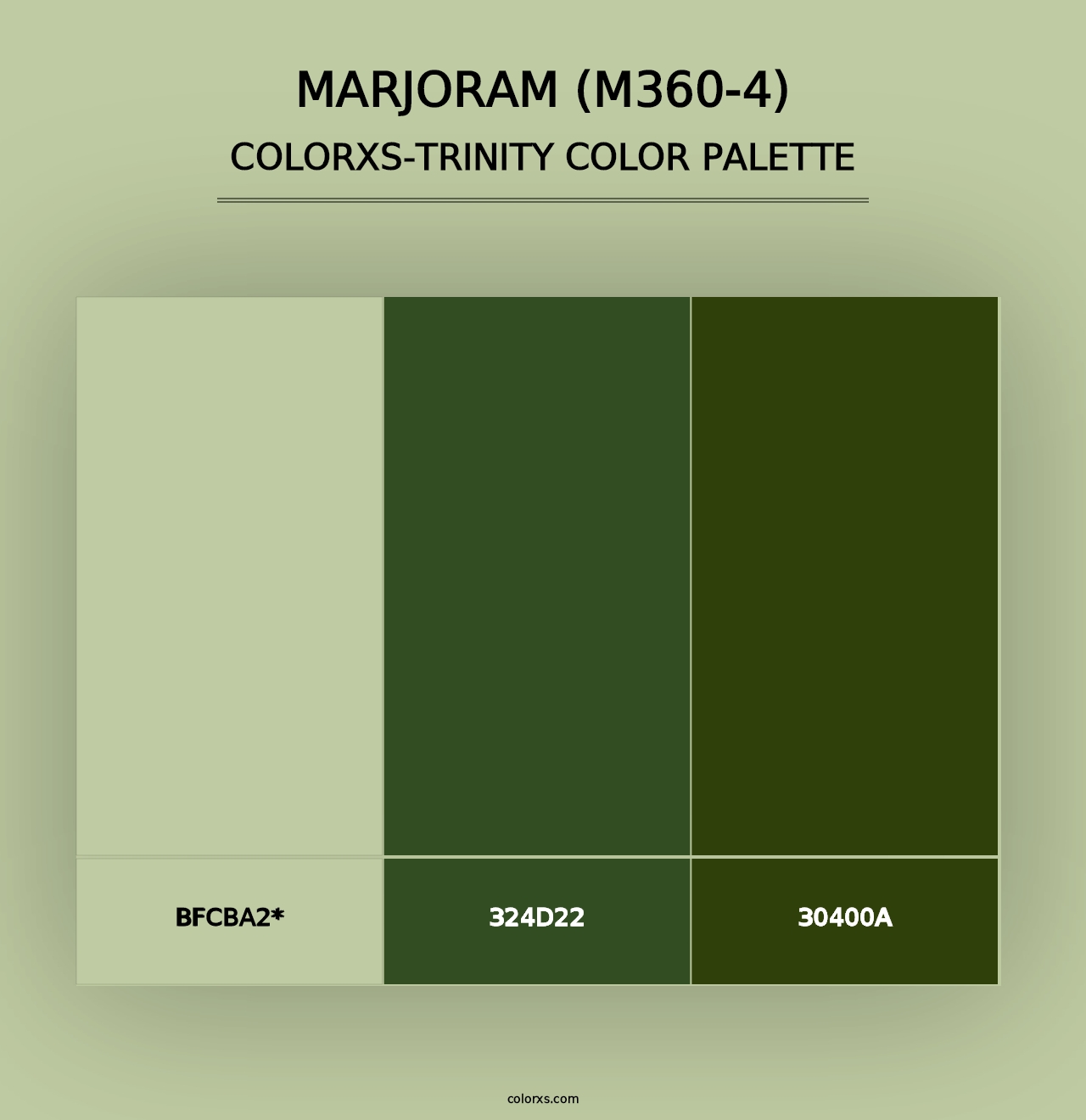 Marjoram (M360-4) - Colorxs Trinity Palette