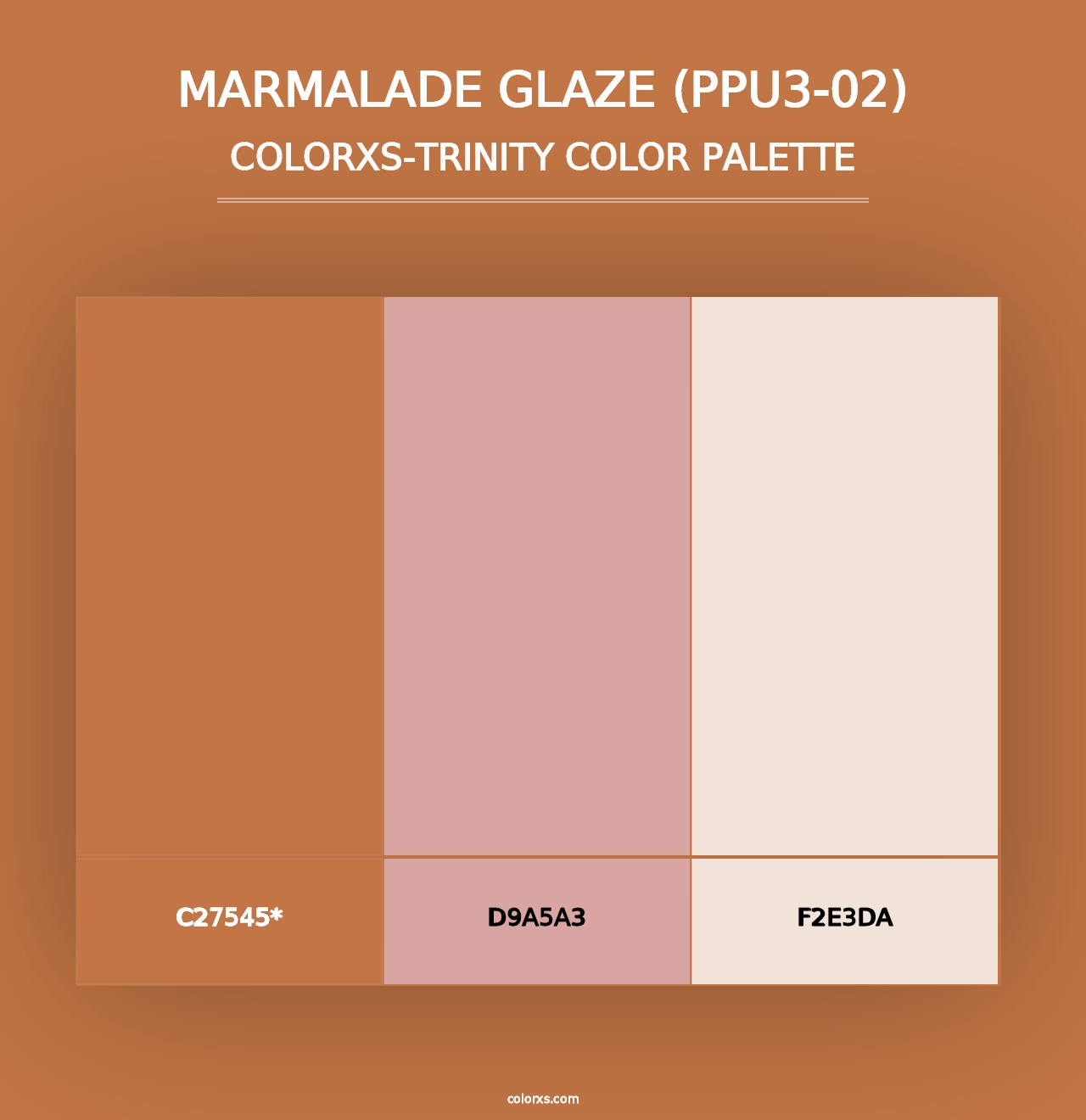 Marmalade Glaze (PPU3-02) - Colorxs Trinity Palette