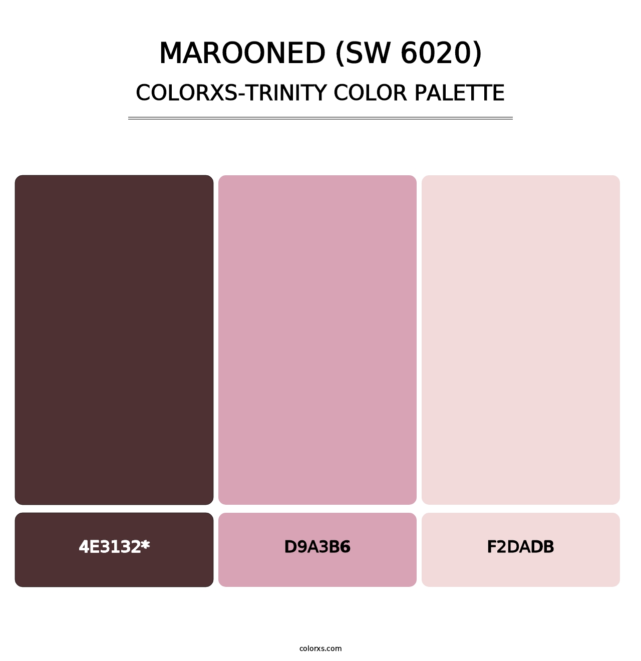 Marooned (SW 6020) - Colorxs Trinity Palette