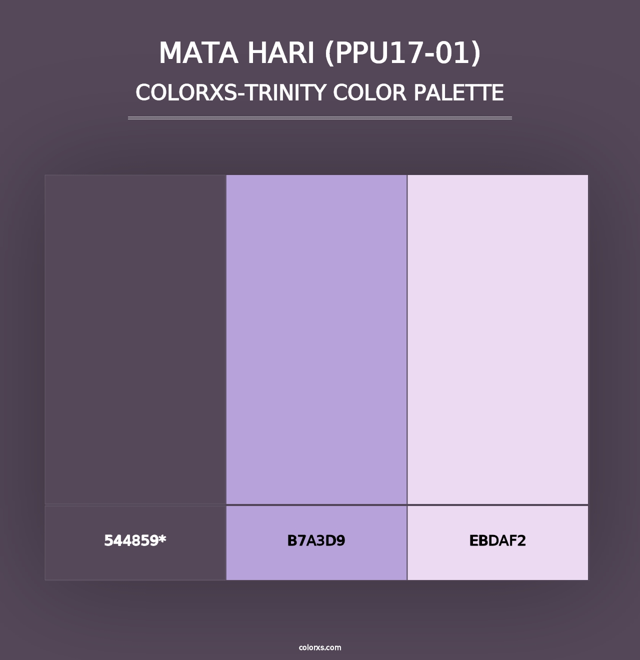 Mata Hari (PPU17-01) - Colorxs Trinity Palette