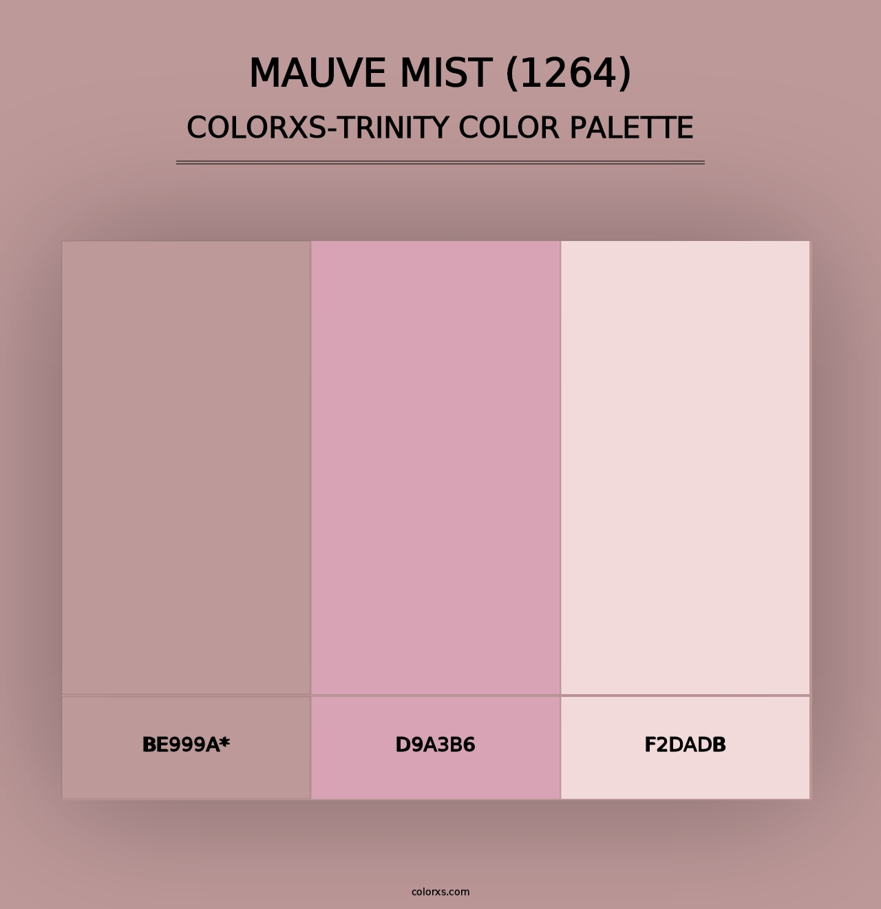 Mauve Mist (1264) - Colorxs Trinity Palette