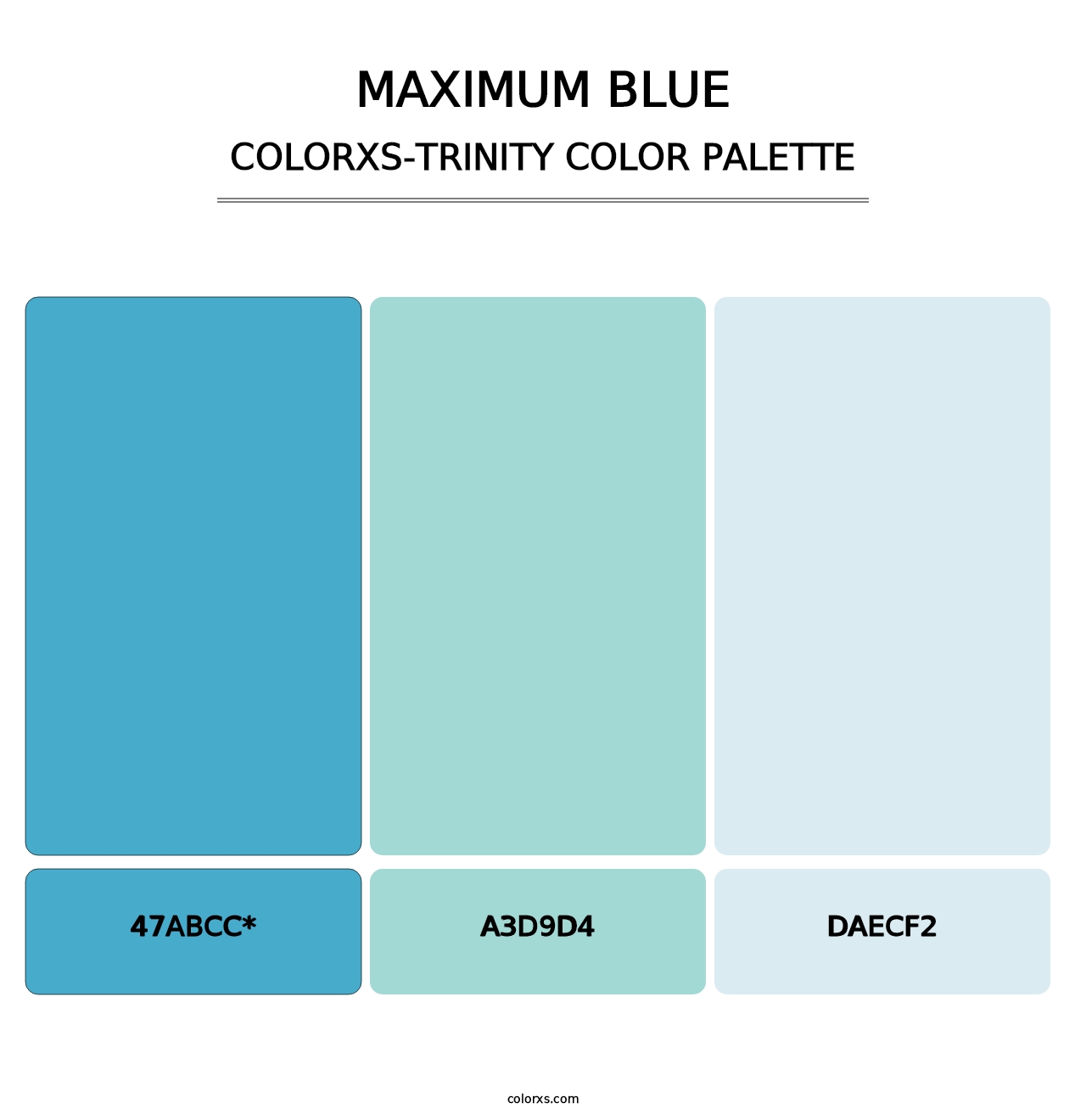 Maximum Blue - Colorxs Trinity Palette