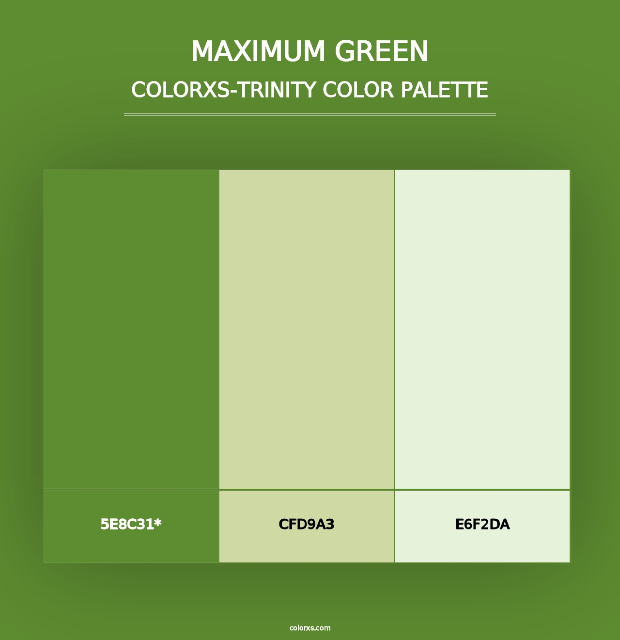 Maximum Green - Colorxs Trinity Palette