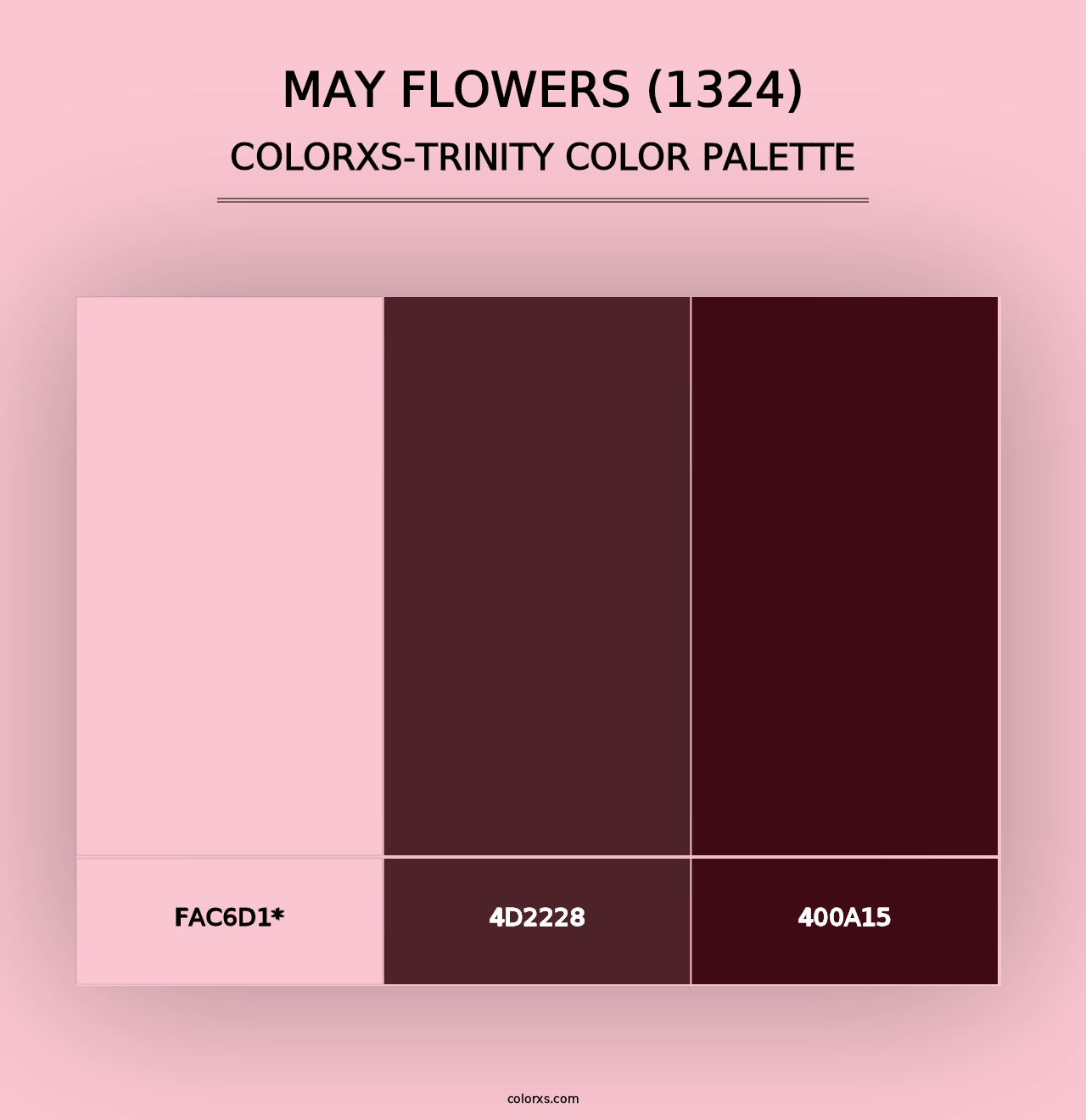 May Flowers (1324) - Colorxs Trinity Palette