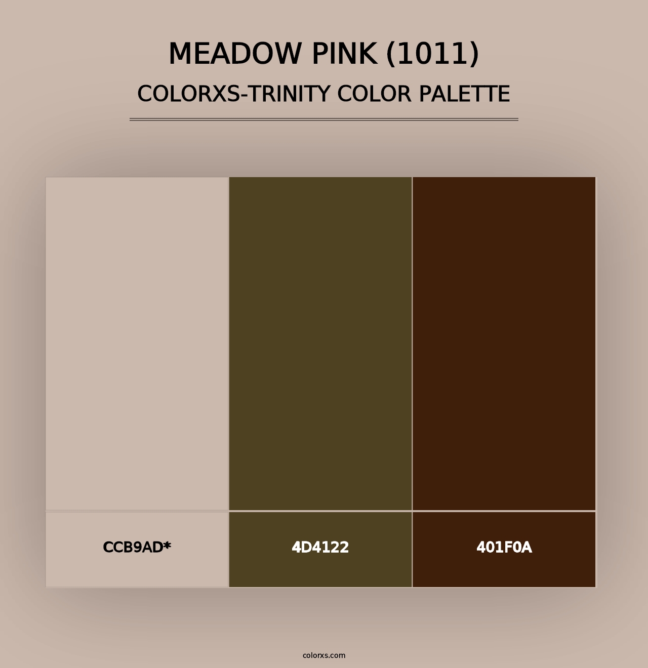 Meadow Pink (1011) - Colorxs Trinity Palette