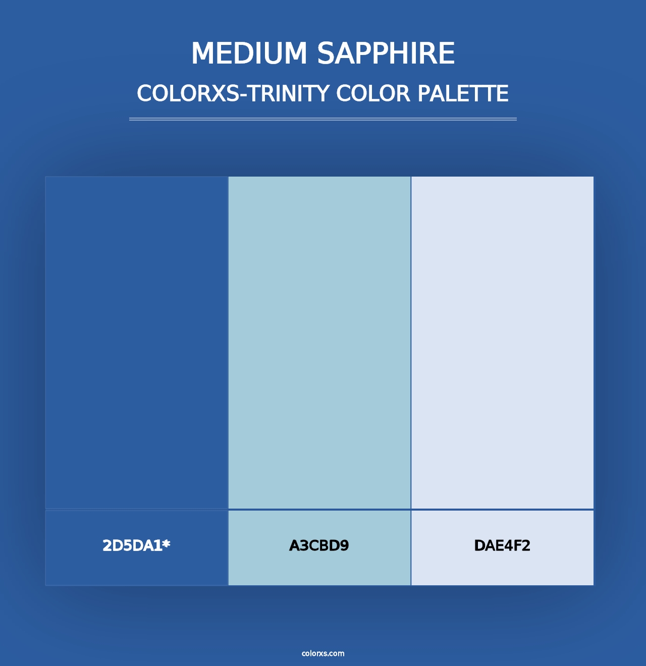 Medium Sapphire - Colorxs Trinity Palette