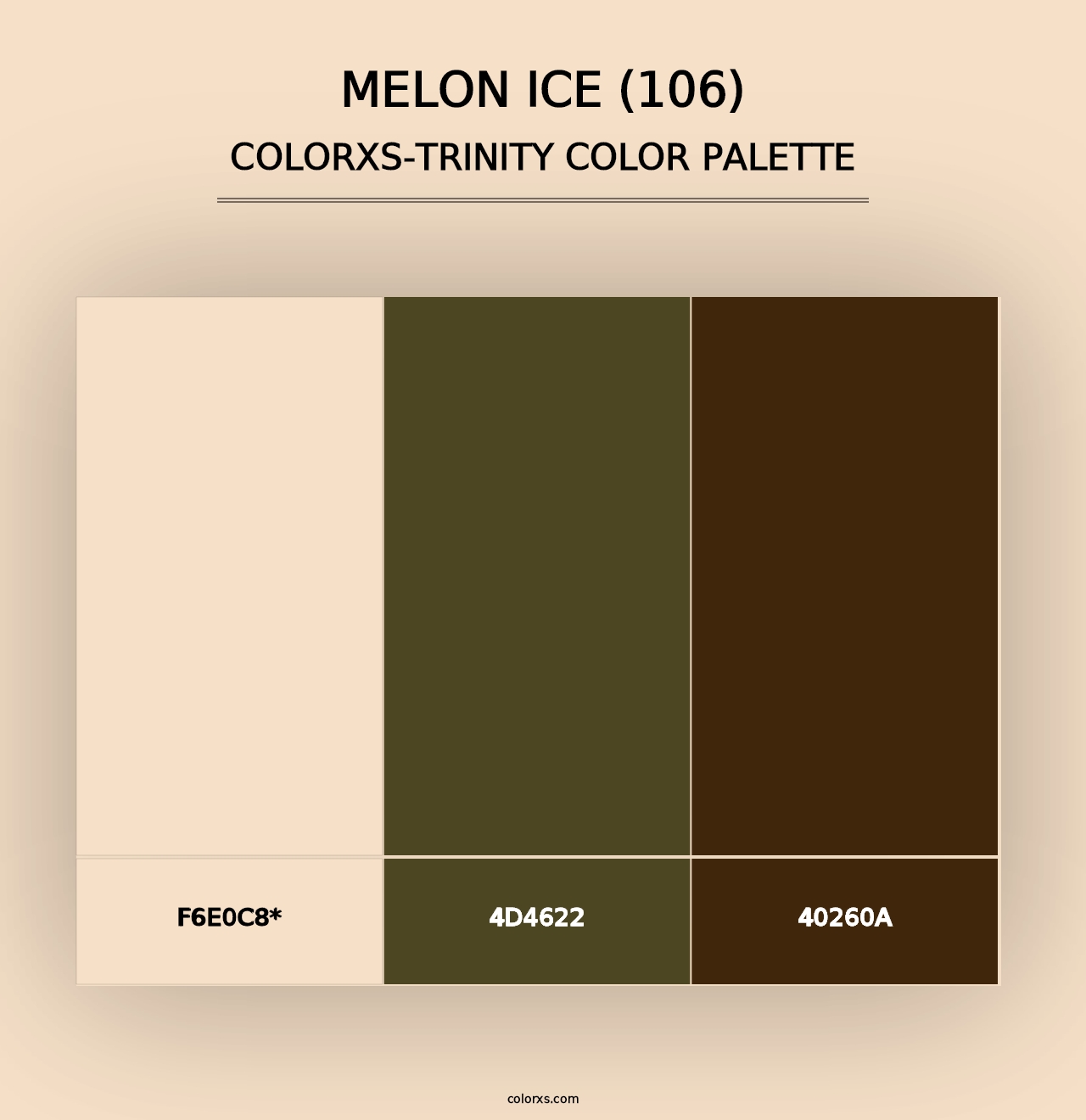 Melon Ice (106) - Colorxs Trinity Palette