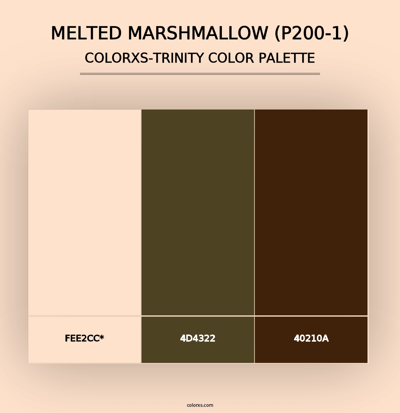 Melted Marshmallow (P200-1) - Colorxs Trinity Palette