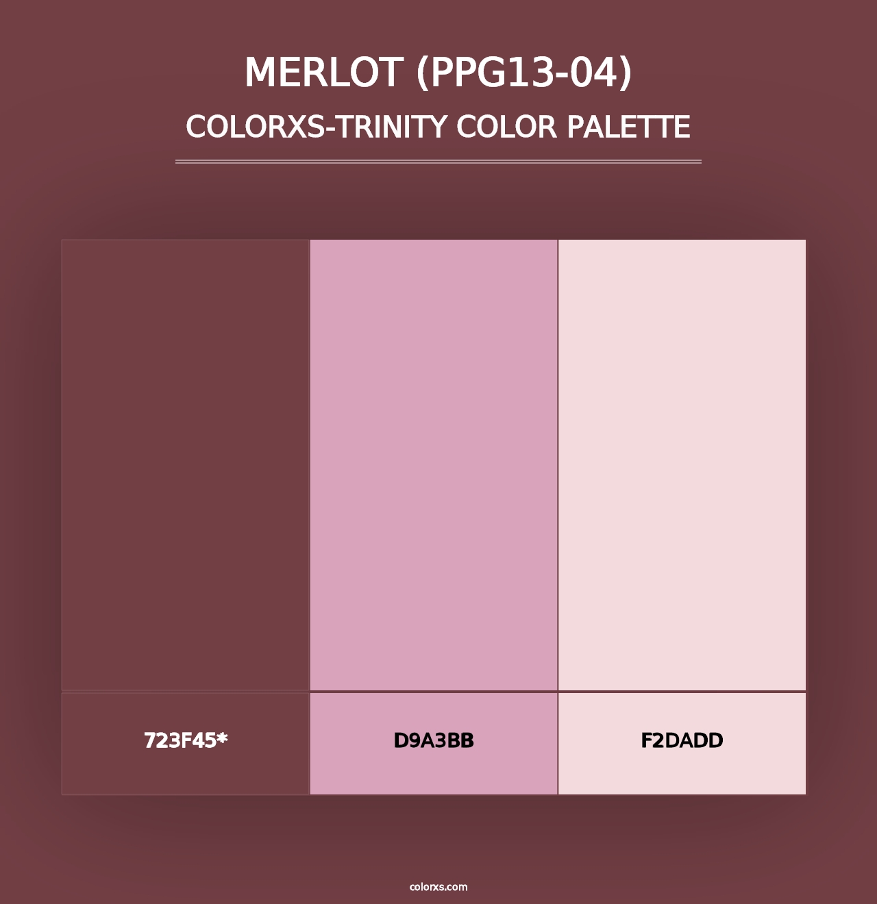 Merlot (PPG13-04) - Colorxs Trinity Palette